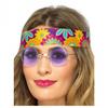 Smiffys Ochelari de soare pentru costum hippie unisex pentru adulți