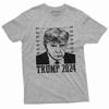 Men's Trump 2024 Real Mug Shot T-shirt DJT Arrest Trump Police Mugshot Shirt