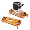 Flexible Trimming Machine Invisible Connector Fastener Punch Locator Slotting Locator Woodworking Work for Bench DIY Too