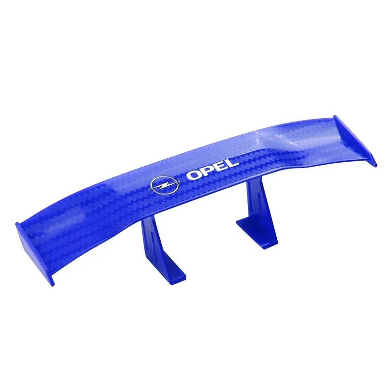 Q1022Q102Mini spoiler de carro Asa traseira Aspecto de Fibra de Carbono Asas traseiras Modelo Para Opel Astra Insignia Mokka Zafira Corsa Vectra Antara Meriva