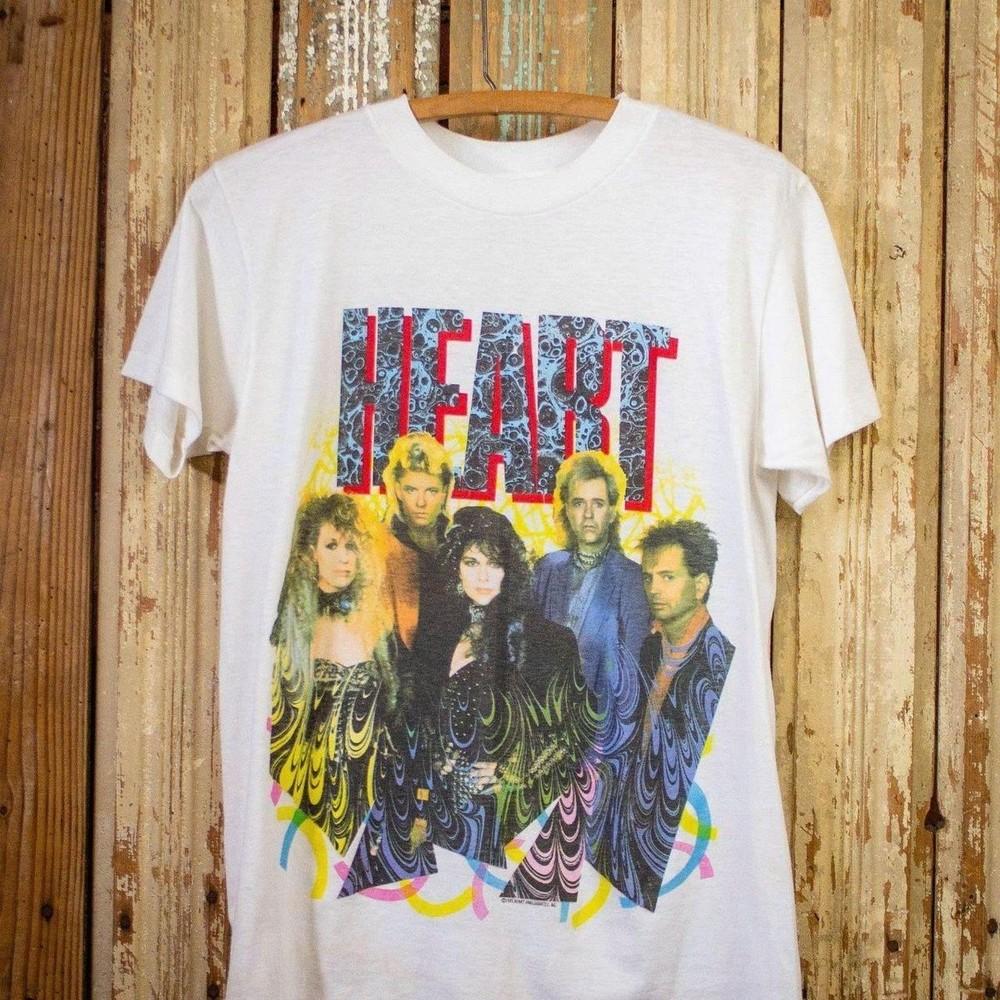 Heart Band Vintage Rockkonzert T-Shirt Tour Kurzarm SG134 Unisex T-Shirt