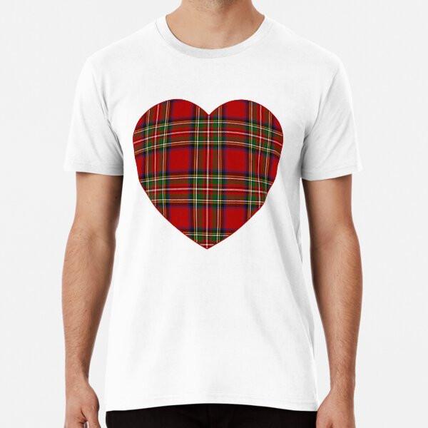 Camiseta de Cuadros Tartán Royal Stewart Tallas S a 5XL Hecha en la AU/EE. UU.