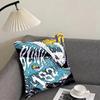 Famous Punk Band B-Blink-182 Cushion Cover Pillowcase Ultra Soft Skin Friendly Fabric Cloud Like Comfort & Concealed Zipper
