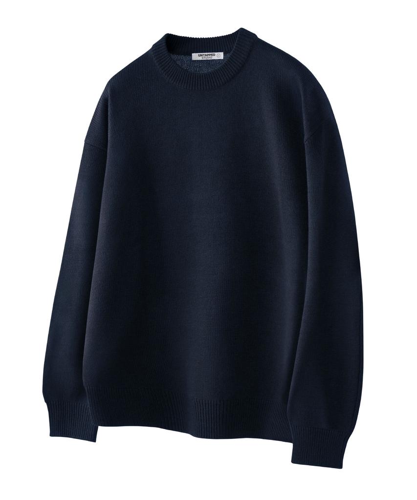 UNTAPPED STUDIO [2Pack] Oversized Hacci Round Knit 6 Colors (Type B)