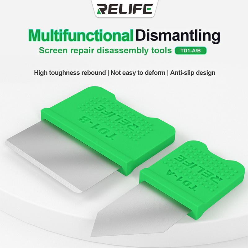 RELIFE TD1-A/B Disassembly Tools for iPhone Samsung Tablet Mobile Phone LCD Screen Frame Pry Opening Repair Tools