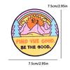 Iron On Embroidered Patch Outdoor Adventure Design Cosmic Mushroom Astronaut For Denim Jacket Hat Bag DIY Customize Decoration