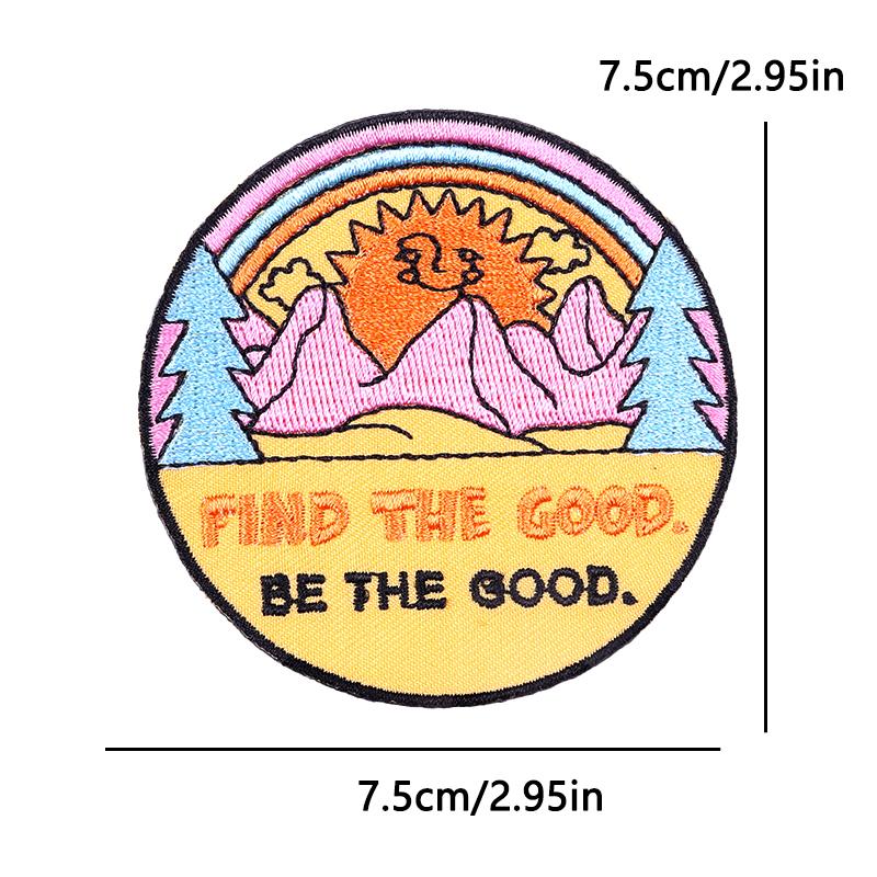 Iron On Embroidered Patch Outdoor Adventure Design Cosmic Mushroom Astronaut For Denim Jacket Hat Bag DIY Customize Decoration