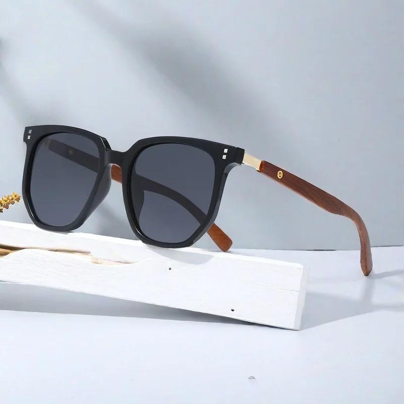 Retro Sunglasses For Men Women Vintage Fashion Luxury Wood Frame Shades Sonnenbrille Gafas De Sol Lunette Soleil Homme