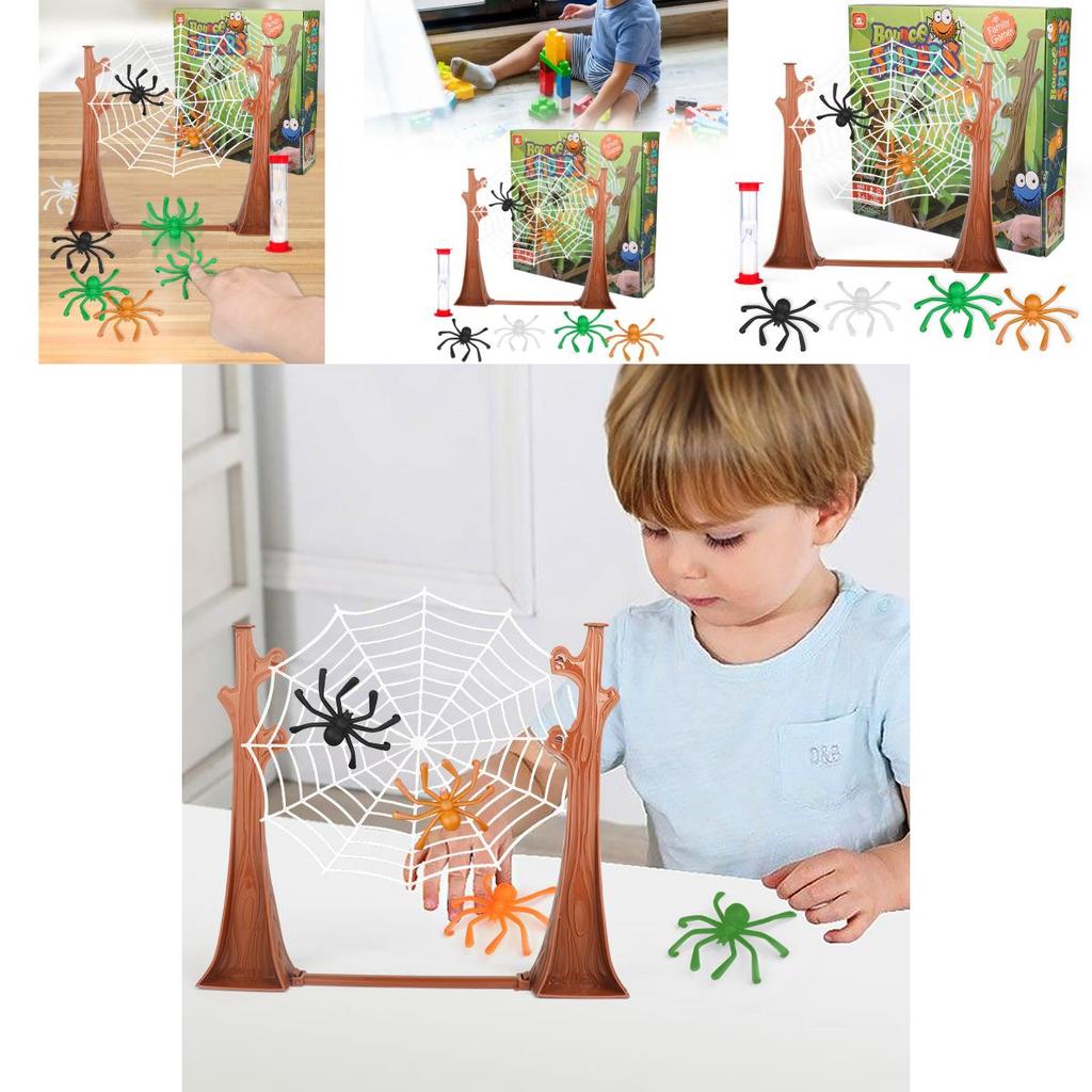 Interactive Bounce Spiders Game For Children Indoor Engagement And Sensory Play