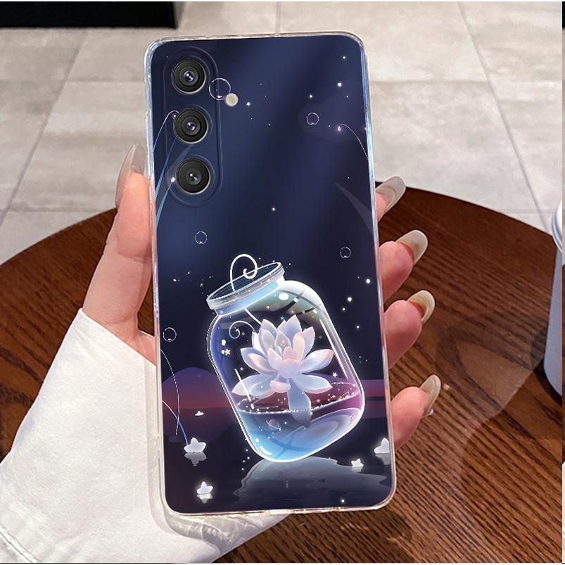 Phone Case For Samsung Galaxy S24 Plus S 24 Ultra 5G Luxury Cute Love Rabbit Funny Clear Silicone Protective Soft TPU Back Cover
