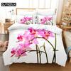 Fresh Flowers Queen Bedding Set Duvet Cover Set Bedding Comforter Bedding Sets Bed Linen King Size Duvet Cover Bedding Set