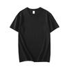 Camiseta masculina de algodão de verão de manga curta camiseta masculina de cor sólida