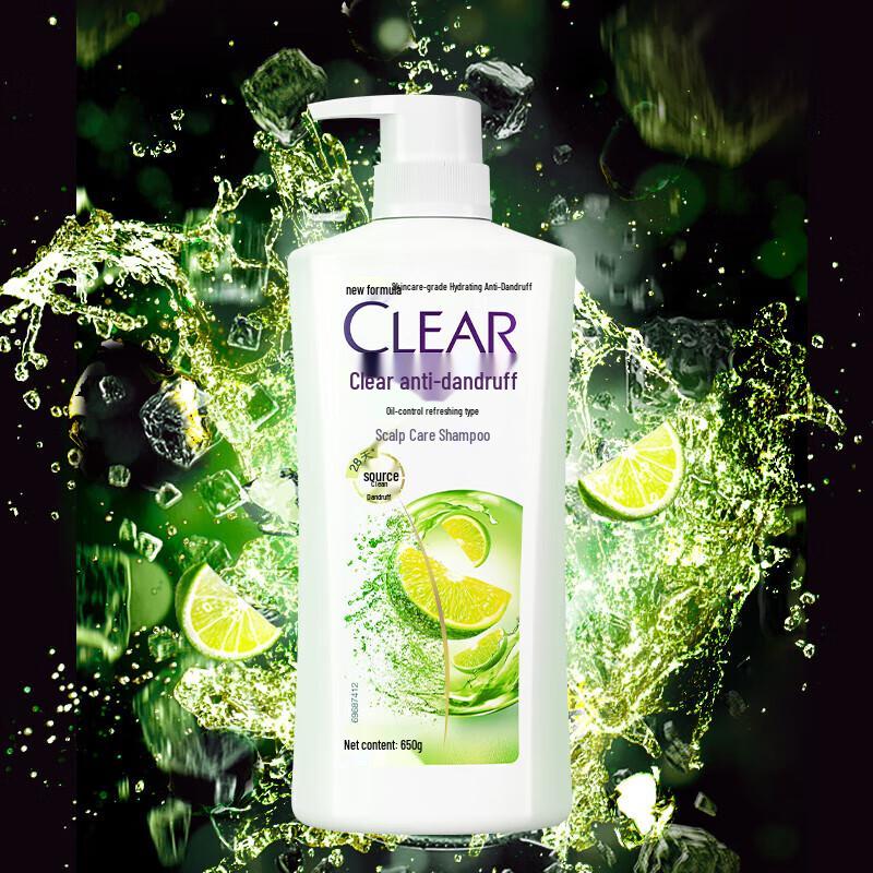 Clear Anti-Dandruff Oil Control Refreshing Shampoo 650g