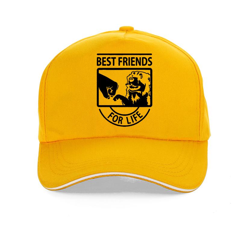 Funny Best Friends For Life Australian Shepherd Dog Unisex Hat Cartoon Print Graphic Women Baseball Cap Dog Adjustable Snapback Hat