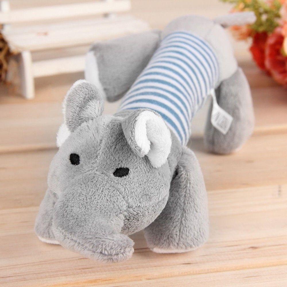Sound Pet Supplies Squeaky Pig Elephant Duck Dog Toys Chew Squeaker Plush