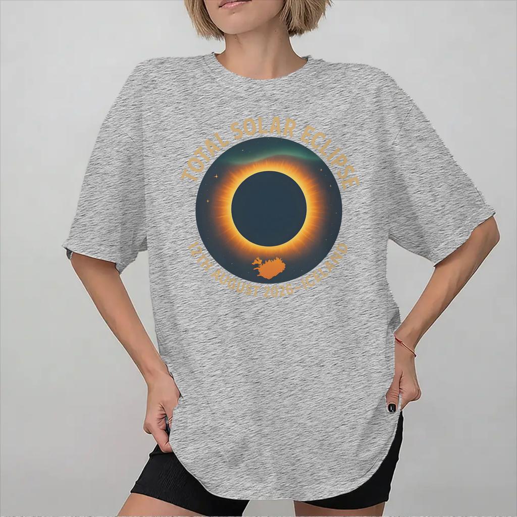 Total Solar Eclipse At Sea 2026 Tee Shirt For Unisex Unisex Fashion T Shirts 100 Cotton Clothes