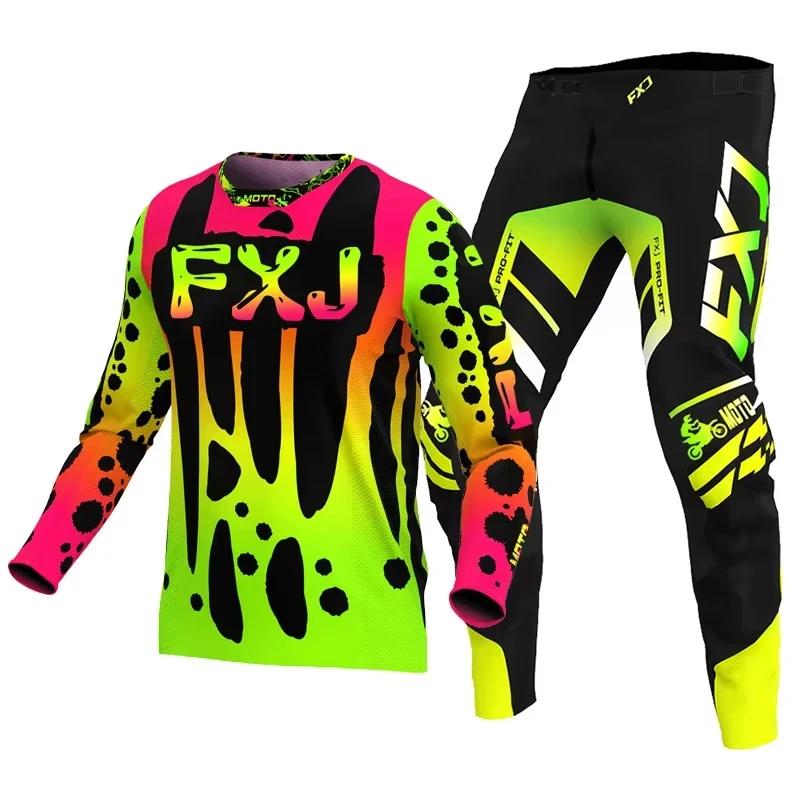 Motocross Gear Set for Kids 4 5 6 7 8 9 10 11 12 13 Years Youth Child Motorcycle Boy Girl Jersey Pant Kits Racing Suit Off-road Enduro MX MTB