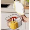 New Seasoning Box 4 Compartments Large Capacity Kitchen Household Seasoning Jar Seasoning Storage Box Moisture-proof Salt Shaker