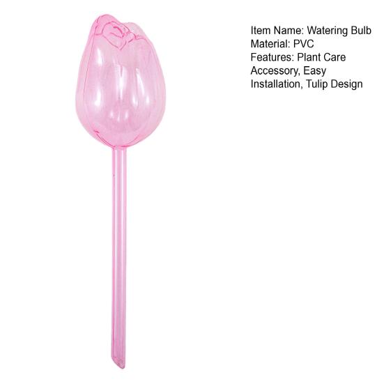 Tulip Plant Watering Globes Planter Insert Self Watering Bulbs Clear Tulip Automatic Watering Spikes for Indoor Outdoor