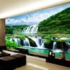 Mural 3D Cascade Paysage Naturel Papier Peint Salon Canapé Fond TV Chambre à Coucher Papier Peint Mural