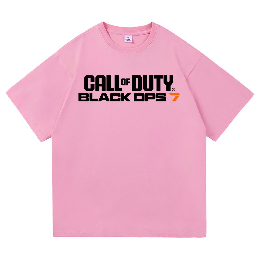 Call of Duty 7 T Shirt Hot Fashion Men/Women Harajuku Aesthetic Vintage T-Shirt High Quality Casual Cool Game Cotton Tees Shirts