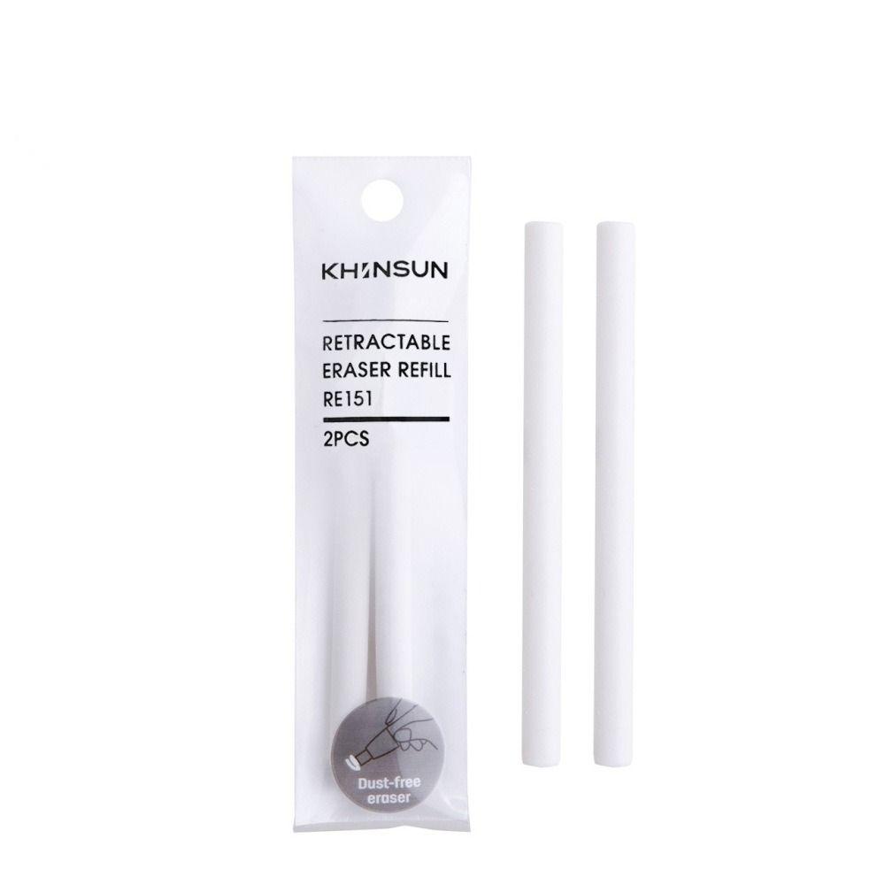 New Design Efficient Press Pencil Eraser Writing Wiping Retractable Eraser Correction Pen Style Pencil Rubber Office