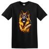 German Shepherd Dog T Shirt Graphic Art Cute Puppy Portrait Tee