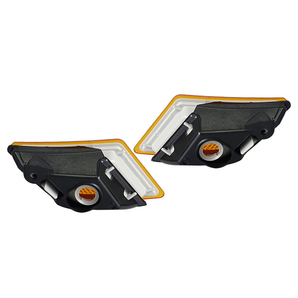 Pair Front Marker Light Cover w/o Bulbs For Mercedes C230 C300 C350 2008-2011