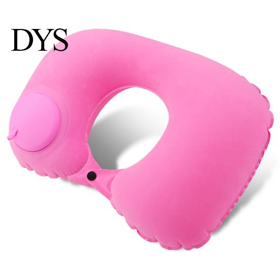 Inflatable U-shaped Pillow Neck Waterproof Built-in Pump Fatigue Relief Outdoor Traveling Car Airplane for Daily Use U Shaped Travel