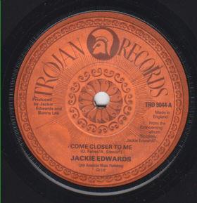 7-Zoll-Schallplatte JACKIE EDWARDS Come Closer To Me TRO9044 Trojan Records 1978 UK Reggae Ska Dub Gebraucht