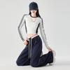 Women Loose Sporty Casual Wide Leg Pants Spring Autumn Drawstring Fashion Design Sweatpants High Waisted Elastic Sports Trousers