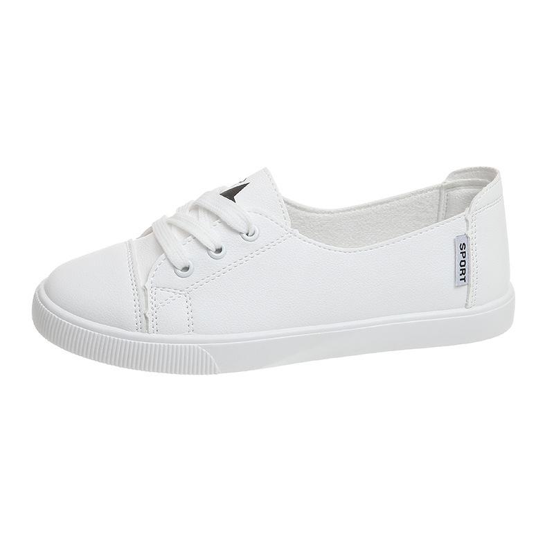 Chaussures Plates pour Femmes Nouvelles Chaussures Blanches à Bouche Légère Chaussures en Tissu pour Femmes Loisirs Coréennes Dames Chaussures Zapatos Douces et Respirantes pour Femmes