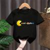 Sommer 100% Baumwolle Kinder T-Shirt Bequem Lässig Sonnensystem Planeten Druck Rundhals Kurzarm Kinder T-Shirt Top Jungen T-Shirt