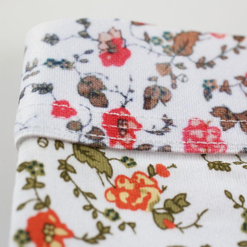 Men's Cotton Underwear Retro Floral Men's Comfortable and Breathable Low Waist Flat Angle Underwear