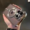 Luxury Magnetic For Magsafe Wireless Charge Plating Clear Case For iPhone 11 12 13 14 15 16 17Pro Max Plus Shockproof Silicone Cover