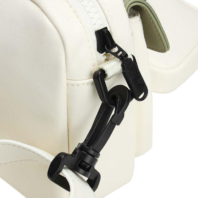 FILA X White Mountaineering Multi-Pocket Fashion Casual Basic Convenient PU Crossbody Shoulder Bag Women Bags T13W217121F