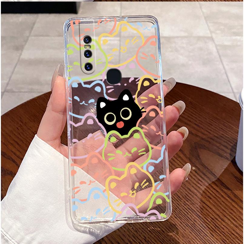 For Vivo V15 1819 V 15 Pro 1818 Cases Covers Luxury Cute Cat Love Rabbit Funny Clear Silicone Soft TPU Phone Case Back Cover