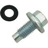 Engine Oil Drain Plug, 11562588 Oil Pan Drain Plug Bolt w/O-Ring Fits for GM Chevy Buick Cadillac