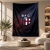 Arazzo Decorativo, Arte da Parete Stampata Bologna FC, Appeso a Parete Leggero per Sfondo Camera da Letto