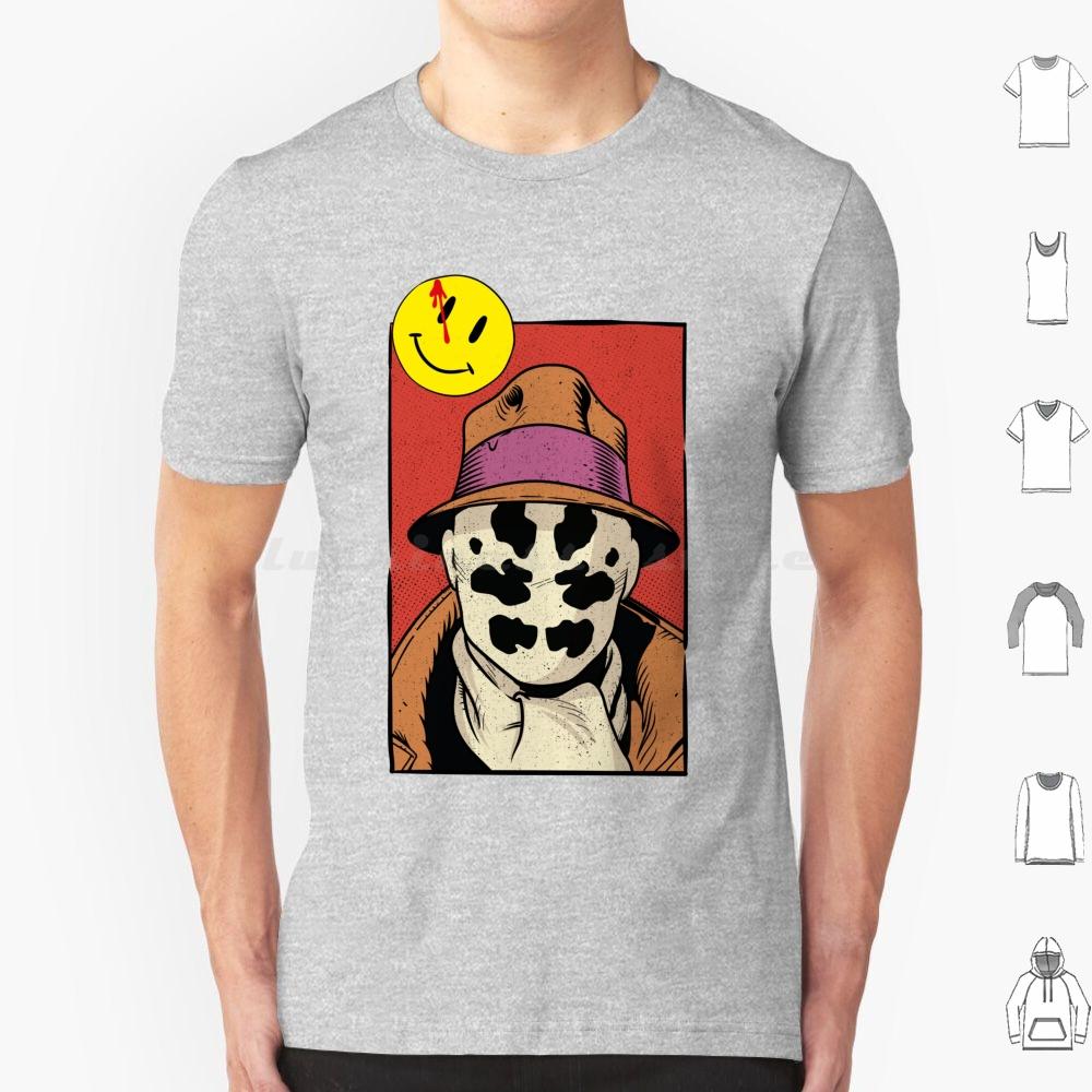 WatchmenRorschach T Shirt 6xl Cotton Cool Tee Rorschach Watchmen Comics Vintage Classic Retro Textured Comic Walter Joseph