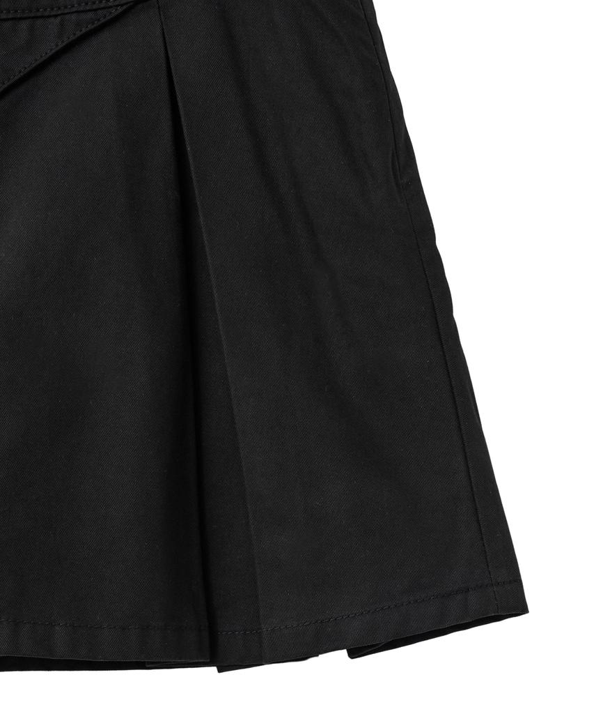 Lougeu Ribbon Pocket Mini Skirt_Black