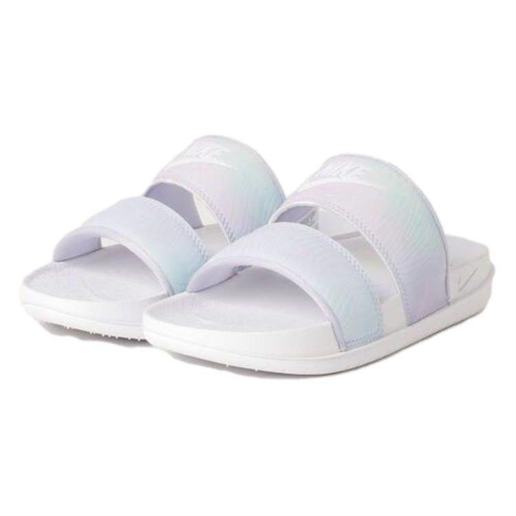 Nike Offcourt Duo Papucs Alkalmi Kényelmes Csúszásgátló Tartós Papucs Szandálok Női Szandálok Fehér Többszínű DM2340-500