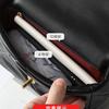 Borsa a tracolla da donna in pelle di pecora con motivo a rombi e catena, nuova borsa da donna con chiusura a lucchetto borsa a tracolla messenger 19
