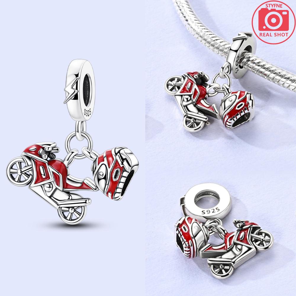 Authentic Original Magic Hat Star Cat Penguin Charm Bead Components Copper Metal Motorbike Bead Components Compatible With Bracelet High Quality Fine