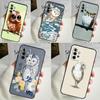 Husă de telefon drăguță cu bufniță de desene animate pentru Samsung Galaxy A53 A33 A13 A12 A32 A52 A14 A34 A54 A15 A25 A35 A55 A71 A51
