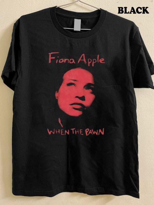 Fiona Apple when the pawn vintage charcoal t-shirt QT5689
