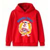 Kids Boys Girls Casual Hoodie, Cute Cartoon Booba Vibes Graphic Printed Long Sleeve Pullover Sweatshirt, Comfortable Lightweight Loose Top For Daily