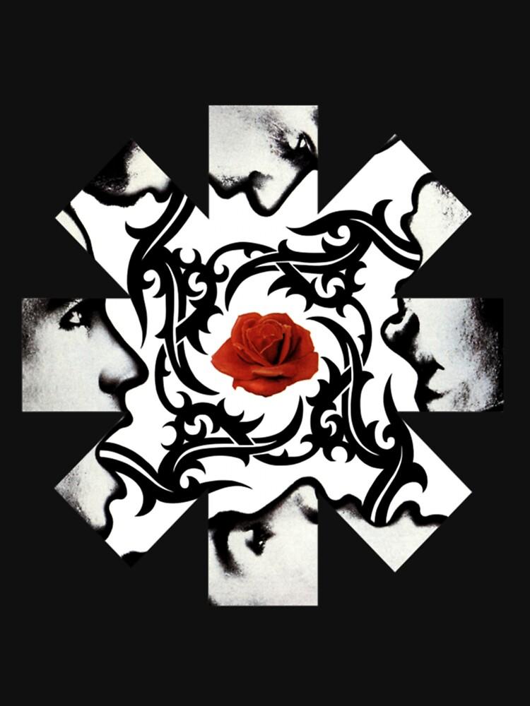 Red Hot Chili Peppers Red Rose on Center Perfect Gift Fan Essential T-Shirt