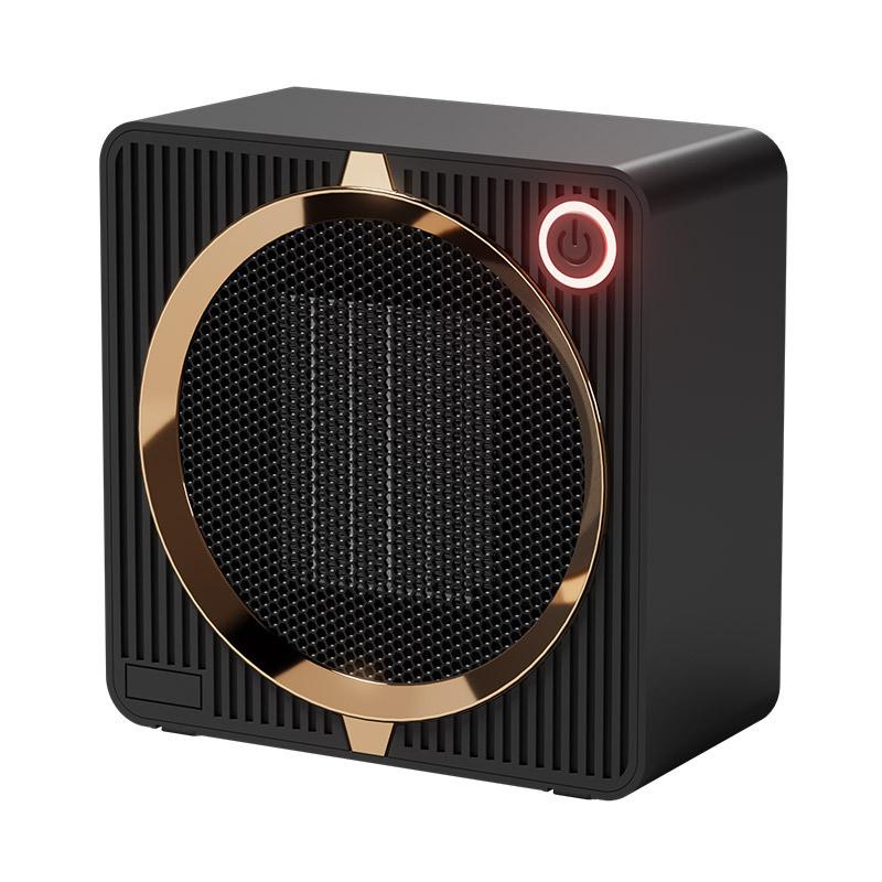 500W High Power PTC Heating Electric Heater Small Indoor Heating Fan Household Rapid Heating Desktop Warmer