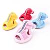 4 Pcs Summer Pet Sandals Rubber Sole Dog Sneakers Reflective Breathable Mesh Dog Shoes Ideal for Small Medium Dogs Summer Pet Outfits High Quality